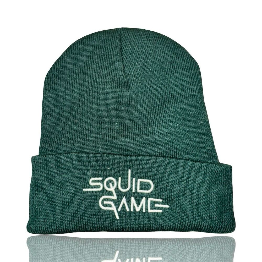 Squid Game Green Beanie Player 456 Collectible Unisex Adult Hat